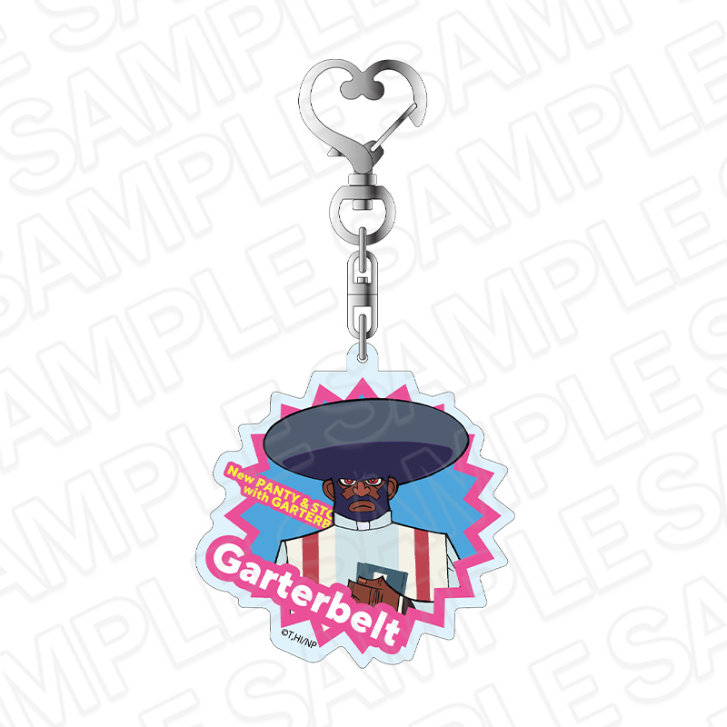 【コンテンツシード】New PANTY & STOCKING with GARTERBELT ホログラムキーホルダー ガーターベルト