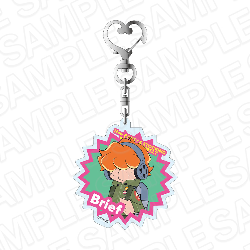 【コンテンツシード】New PANTY & STOCKING with GARTERBELT ホログラムキーホルダー ブリーフ