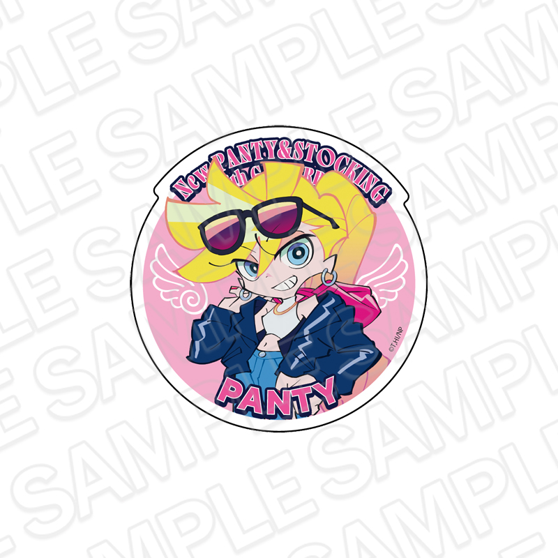 【コンテンツシード】New PANTY & STOCKING with GARTERBELT ダイカットステッカー パンティ お出かけ ver.