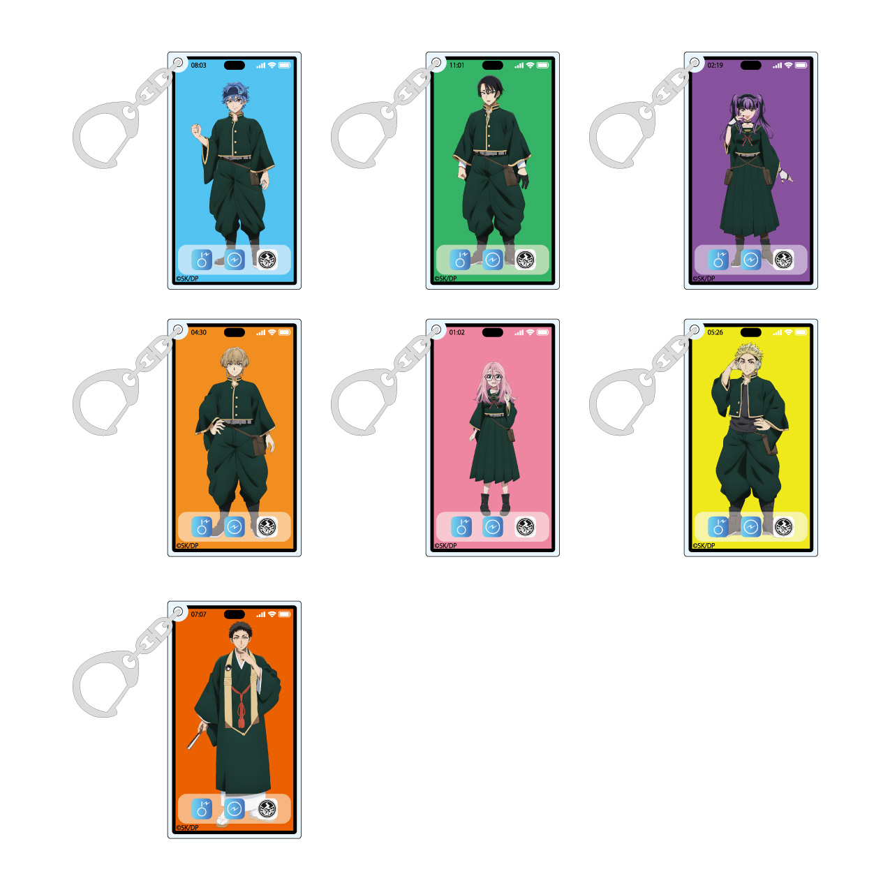 【LEXACT】『デッドアカウント』トレーディング スマホ風アクリルキーホルダー 全7種 1BOX入数：7