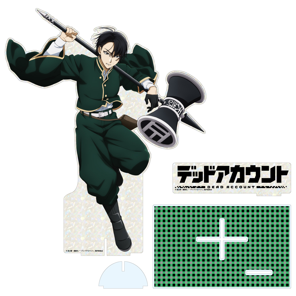 【LEXACT】『デッドアカウント』デッドアカウント 霞流 括 超特大50cmホログラムアクリルスタンド