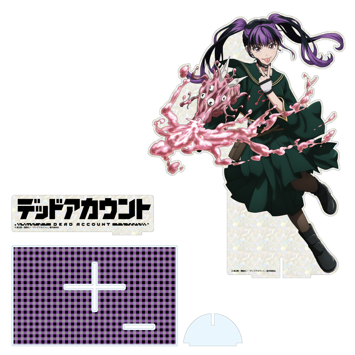 【LEXACT】『デッドアカウント』デッドアカウント 漆栖川 希詠 超特大45cmホログラムアクリルスタンド
