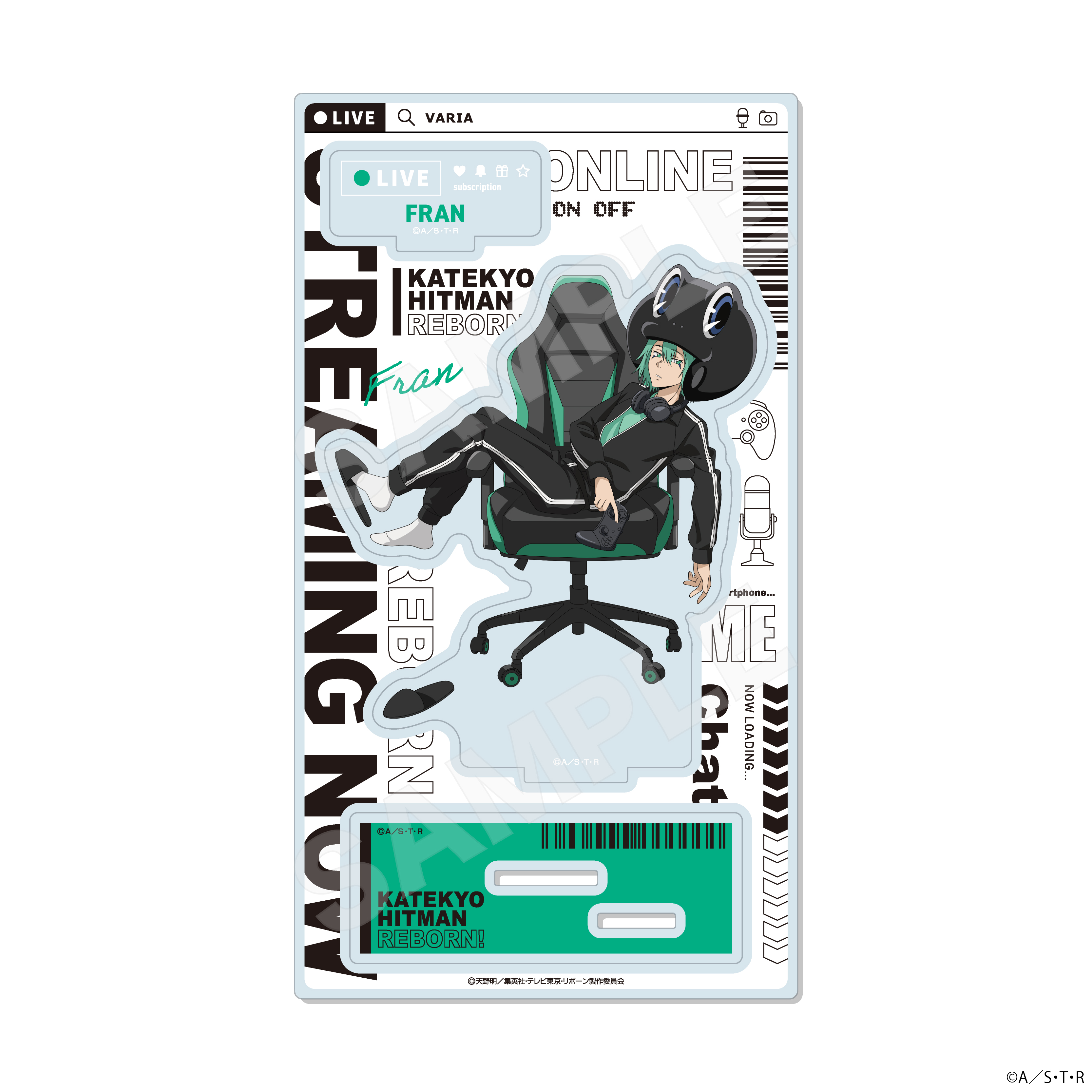 【CS.FRONT】家庭教師ヒットマンREBORN！ ゲーム配信者風ver. ジオラマアクリル /09 フラン