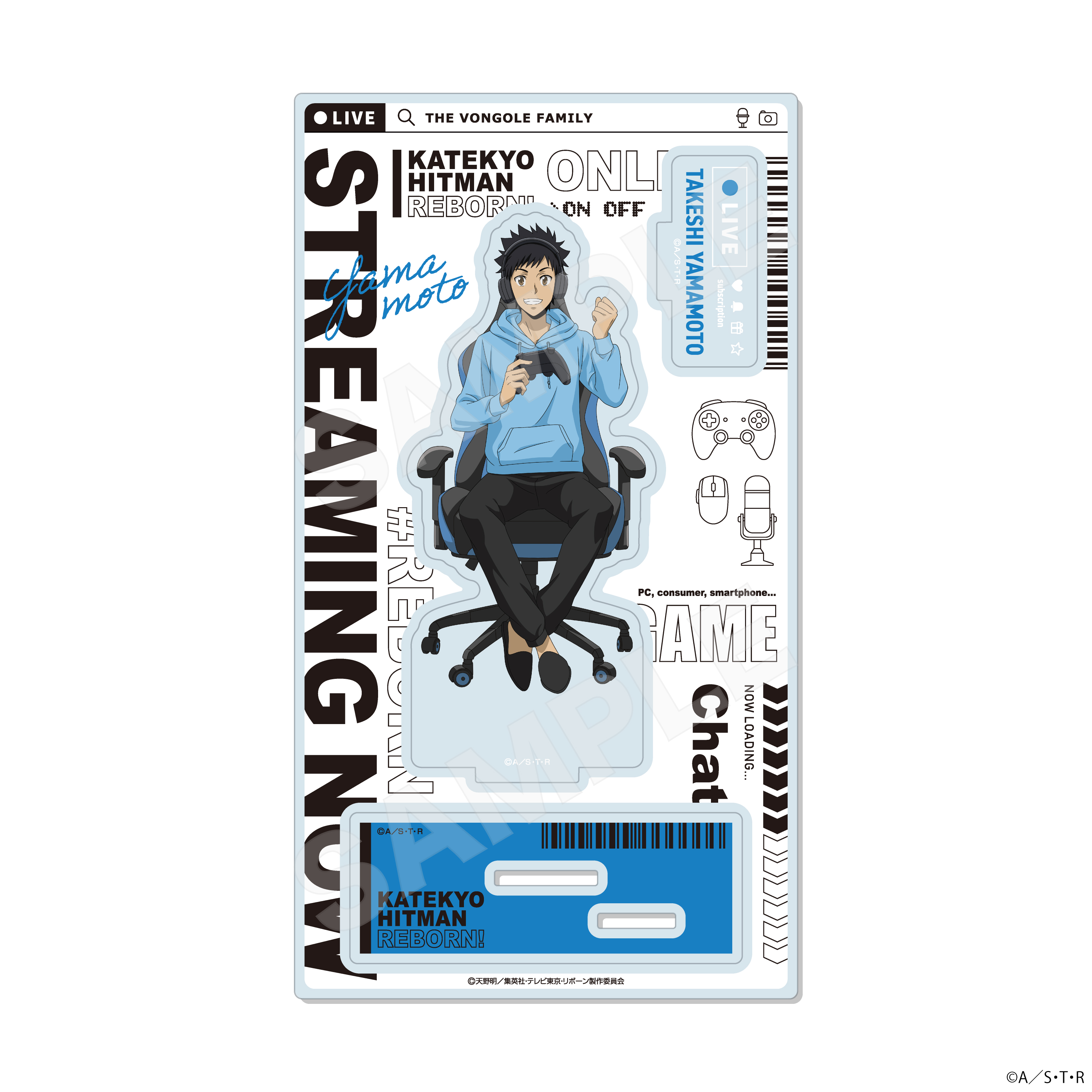 【CS.FRONT】家庭教師ヒットマンREBORN！ ゲーム配信者風ver. ジオラマアクリル /03 山本武