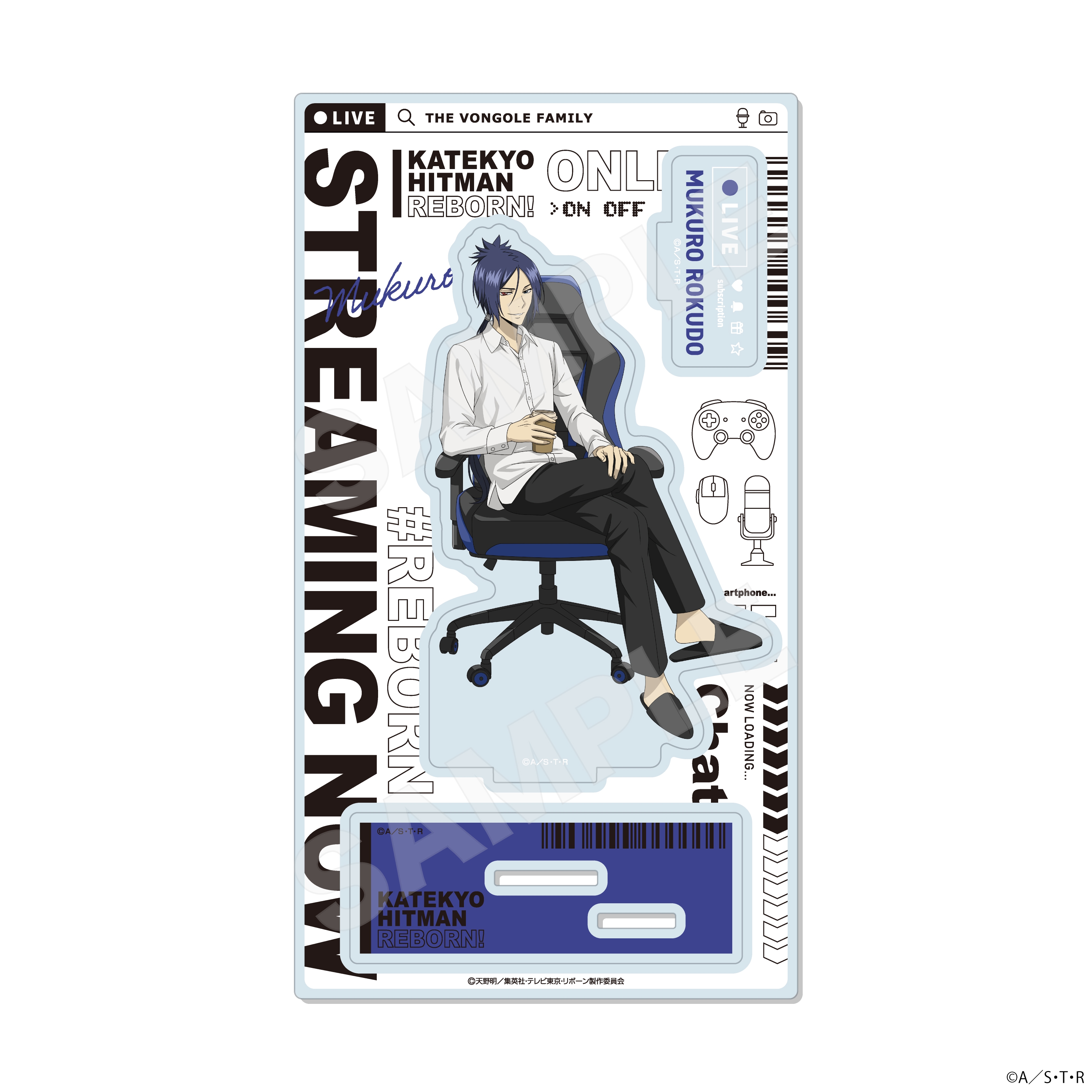 【CS.FRONT】家庭教師ヒットマンREBORN！ ゲーム配信者風ver. ジオラマアクリル /05 六道骸