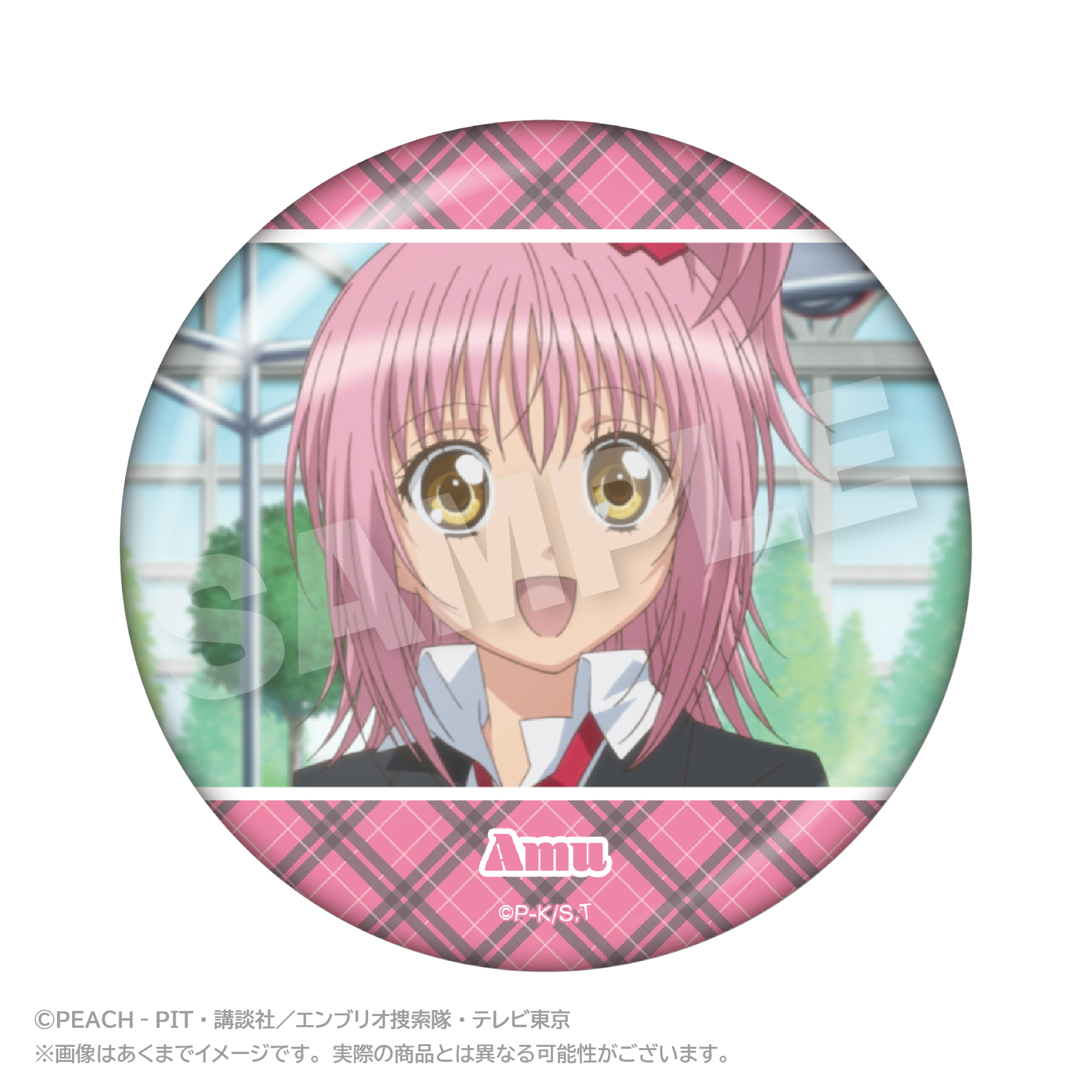 【ステラノーツ】しゅごキャラ！ メモリーズちょびでか缶バッジ 日奈森あむ B