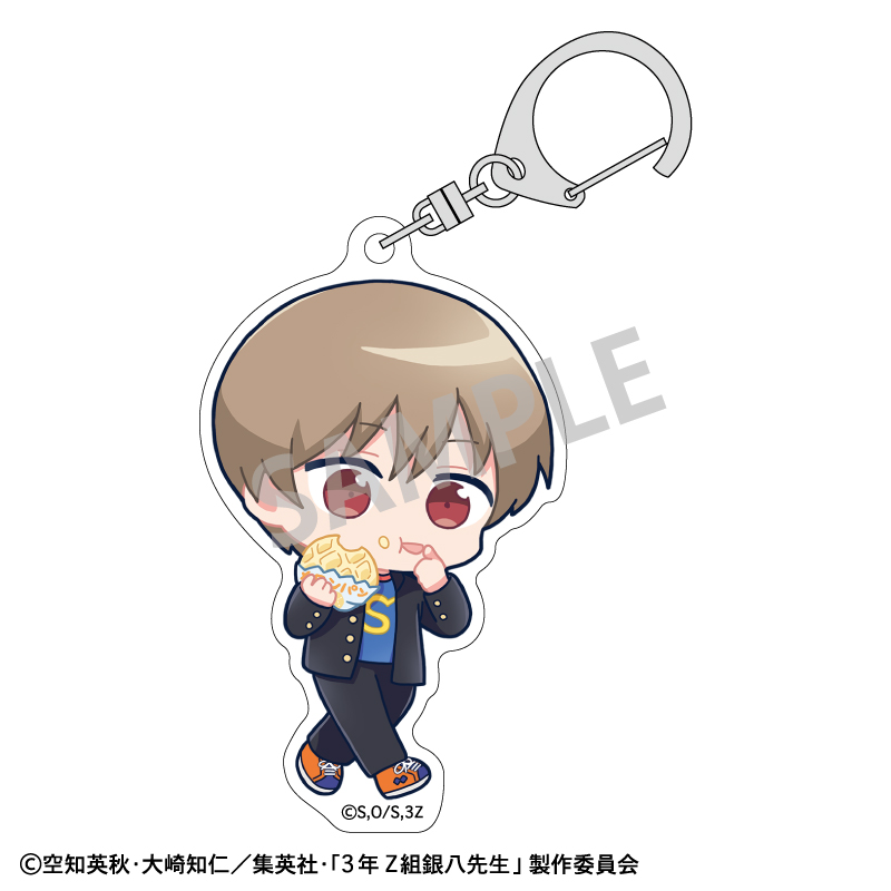 【カミオジャパン】3年Z組銀八先生 アクリルキーホルダー 沖田総悟/寄り道買い食い日和 描き起こし