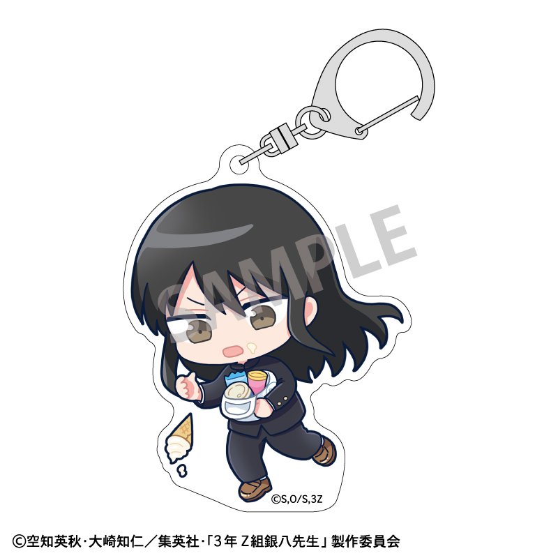 【カミオジャパン】3年Z組銀八先生 アクリルキーホルダー 桂小太郎/寄り道買い食い日和 描き起こし