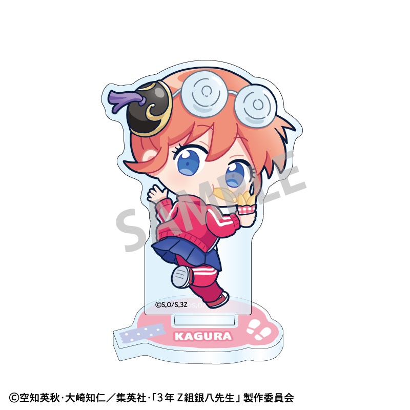 【カミオジャパン】3年Z組銀八先生 ミニアクリルスタンド 神楽/寄り道買い食い日和 描き起こし