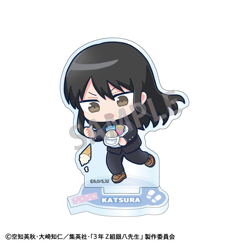 【カミオジャパン】3年Z組銀八先生 ミニアクリルスタンド 桂小太郎/寄り道買い食い日和 描き起こし