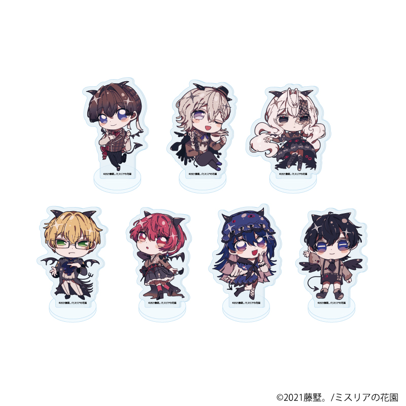 【A3】アクリルぷちスタンド「ミスリアの花園」01/ブラインド（全7種）（描き下ろしイラスト）