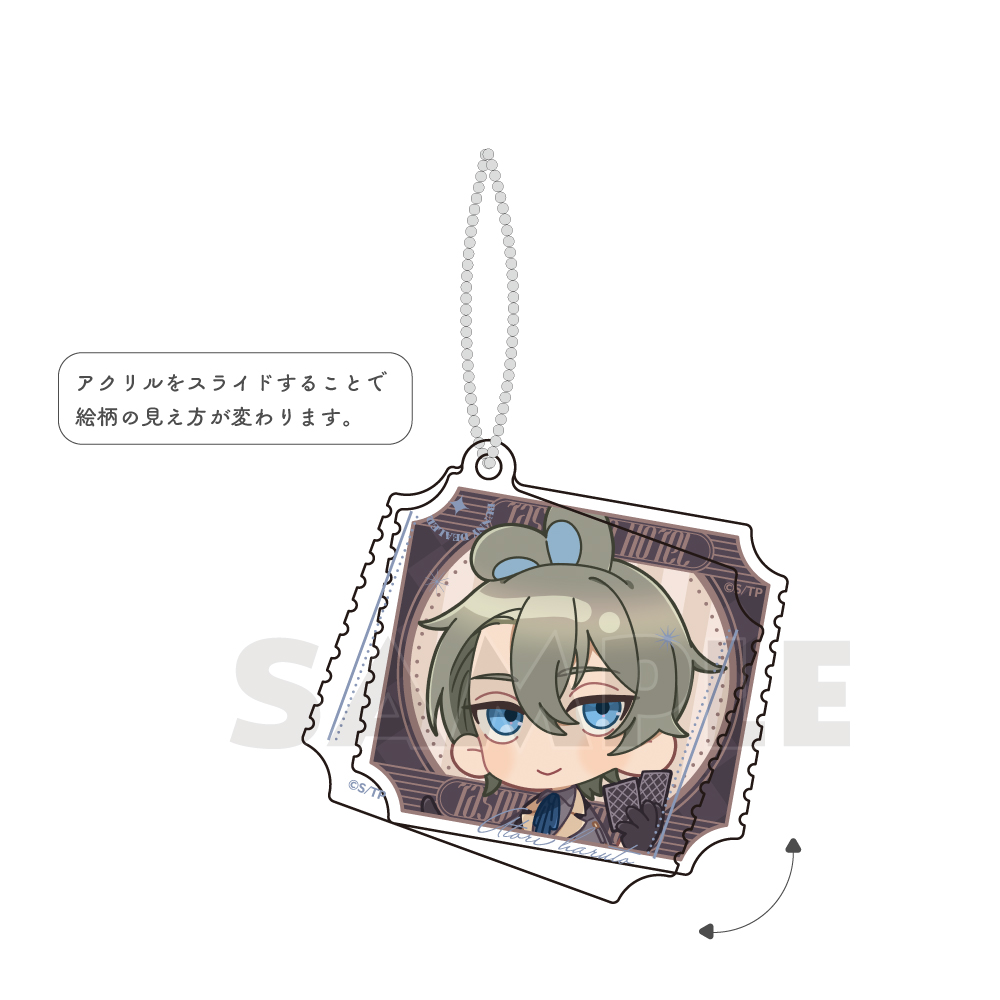 【Parflette】誰ソ彼ホテル 額縁風アクリルキーホルダー（阿鳥遥斗/バニーディーラー）