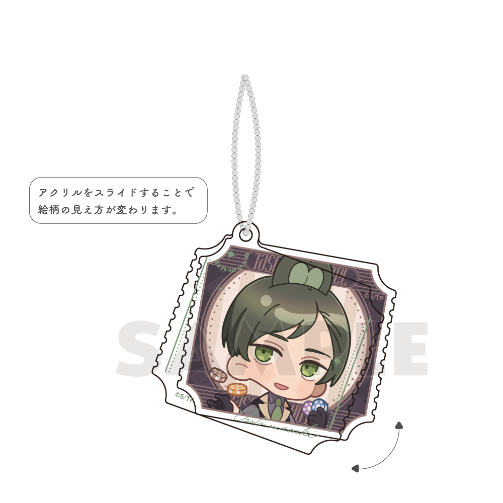 【Parflette】誰ソ彼ホテル 額縁風アクリルキーホルダー（大外聖生/バニーディーラー）