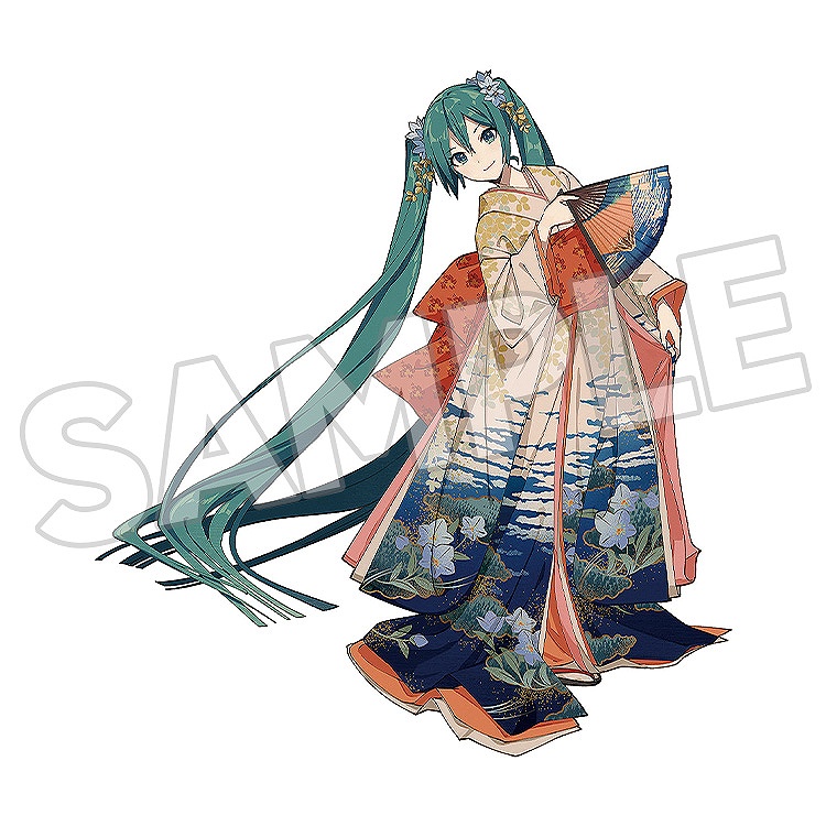 【Presence】初音ミク×葛飾北斎 ぬいぐるみ 山