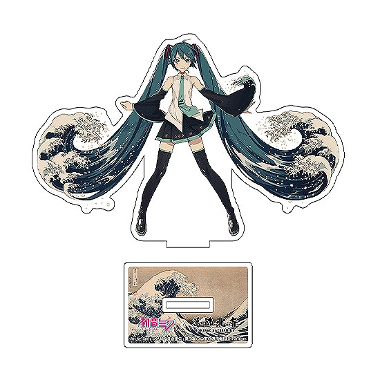 【Presence】初音ミク×葛飾北斎 iXima ダイカットアクリルスタンド 神奈川沖波裏