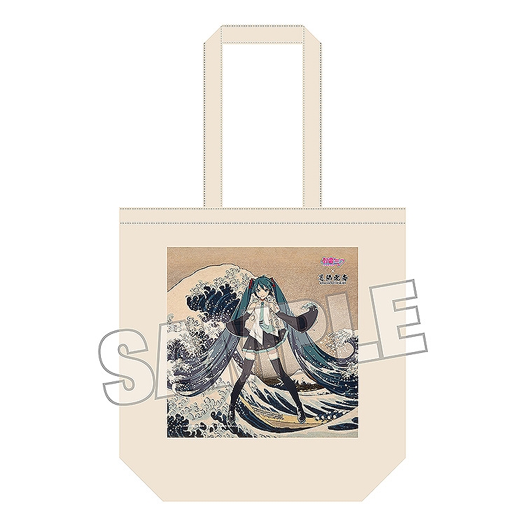 【Presence】初音ミク×葛飾北斎 iXima トートバッグ 神奈川沖波裏
