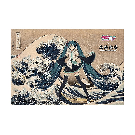 【Presence】初音ミク×葛飾北斎 iXima ポストカード 神奈川沖波裏