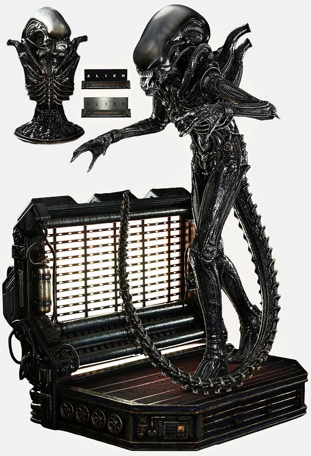 【プライム１スタジオ】ミュージアムマスターラインXL エイリアン ビッグチャップ ゼノモーフ クローズアップショットVer. DX版