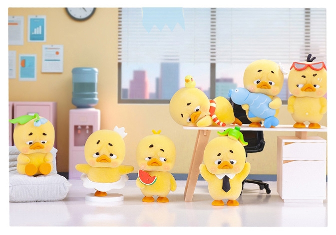 【19八3】UPSETDUCK 無駄な自我消耗をやめようシリーズ トレーディングフィギュア 1BOX入数：6