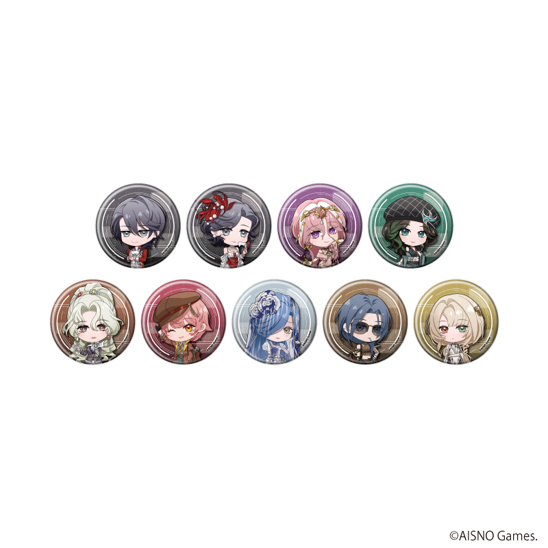 【Miyuki】缶バッジ「無期迷途」22/ブラインド（全9種）（ミニキャライラスト） 1BOX入数：9