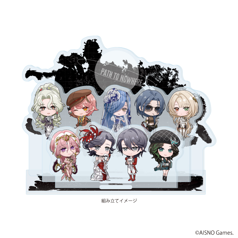 【Miyuki】アクリルジオラマ「無期迷途」01/集合デザイン（ミニキャライラスト）