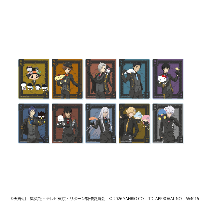 【Miyuki】アクリルカード「家庭教師ヒットマンREBORN！×SANRIO CHARACTERS」20/ブラインド（全10種）（コラボイラスト） 1BOX入数：10