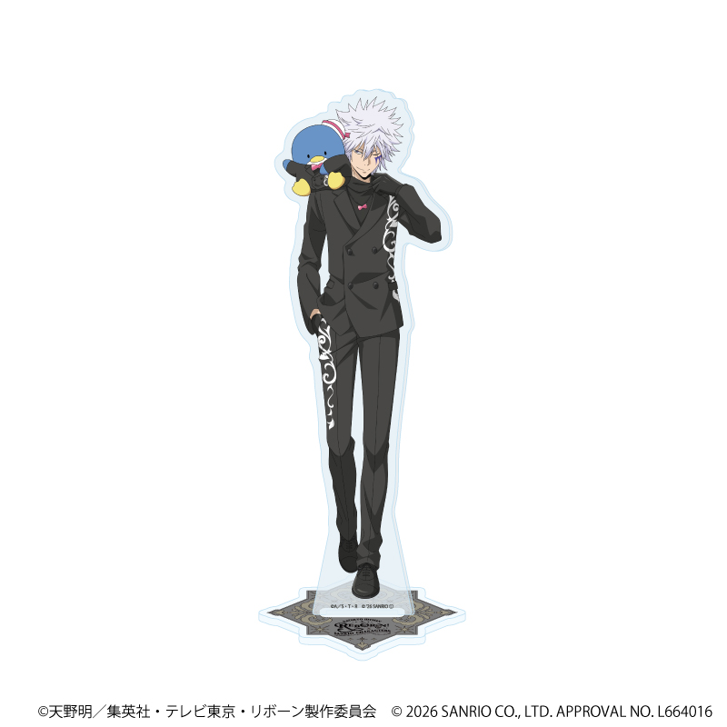【Miyuki】ホログラムアクリルスタンド「家庭教師ヒットマンREBORN！×SANRIO CHARACTERS」09/白蘭×タキシードサム