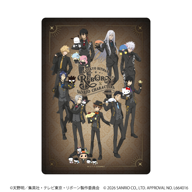 【Miyuki】キャラクリアケース「家庭教師ヒットマンREBORN！×SANRIO CHARACTERS」10/集合デザイン（コラボイラスト）