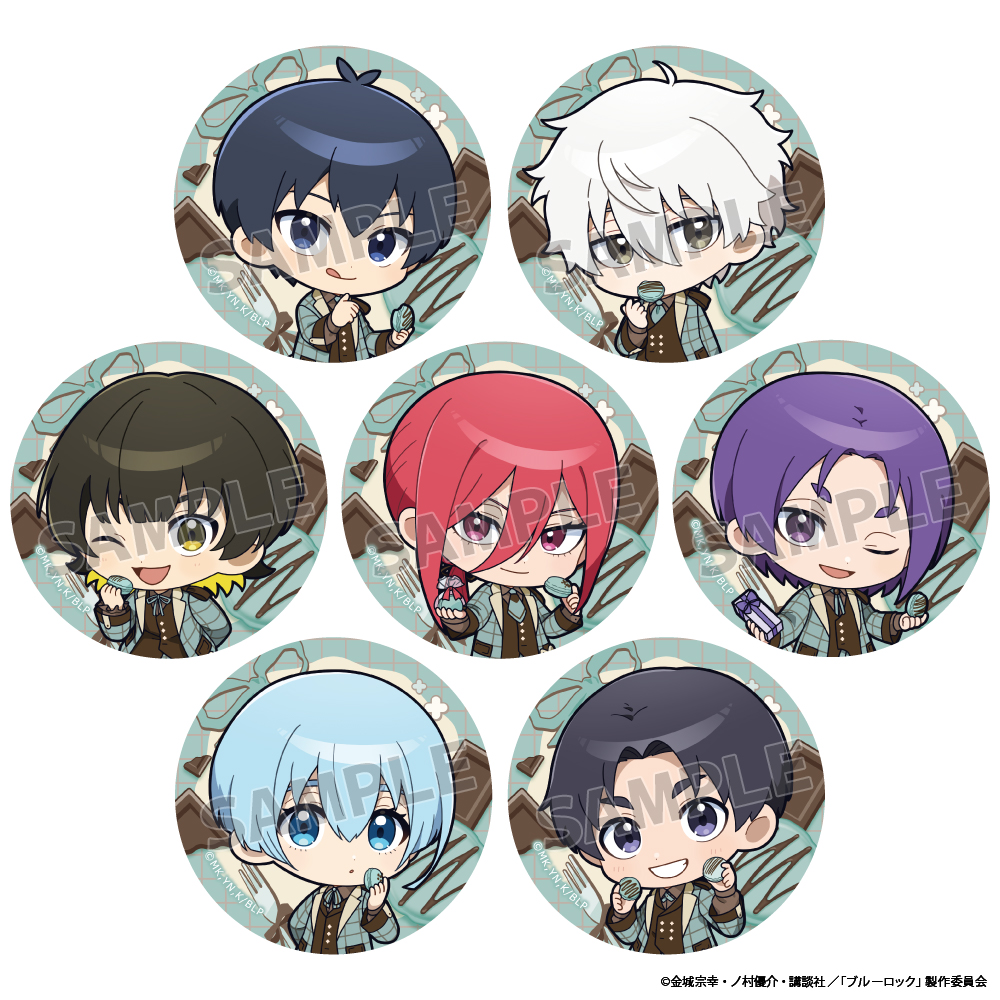 【Parflette】ブルーロック トレーディング缶バッジ（チョコレートコーデ2/ver.A） 1BOX入数：7