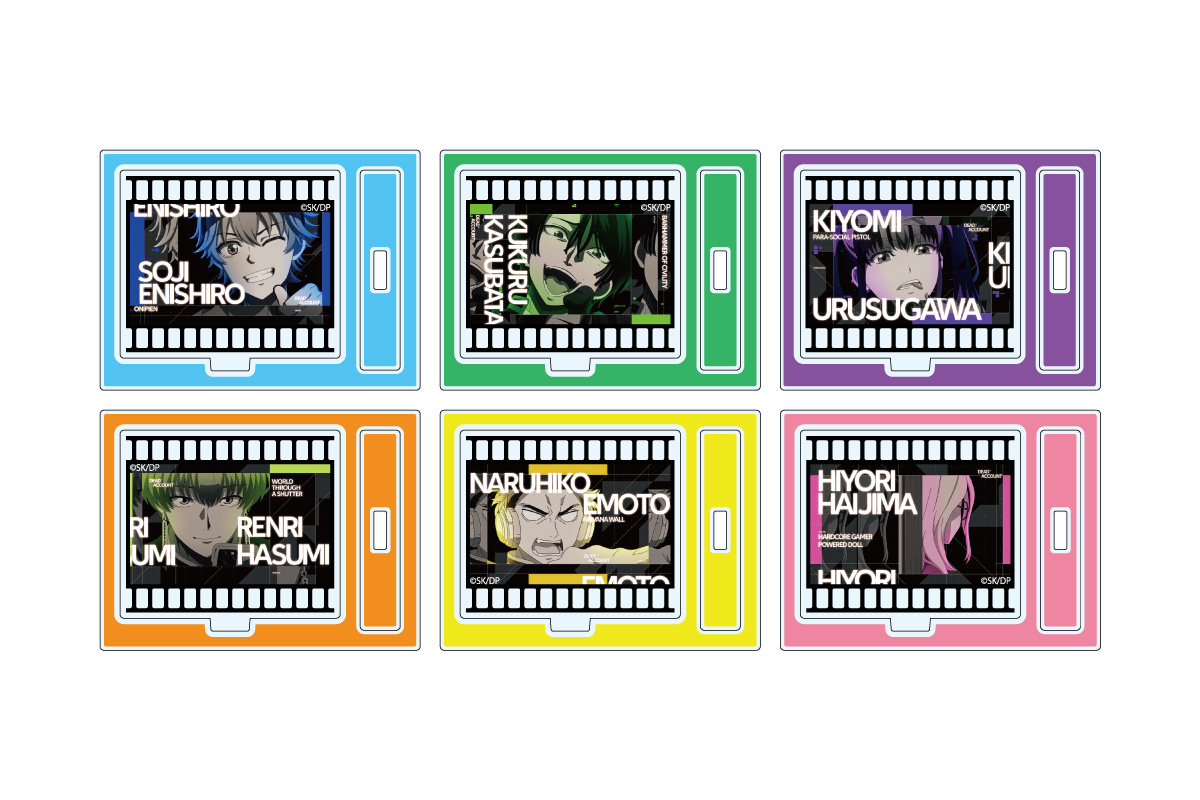 【LEXACT】『TVアニメ「デッドアカウント」 』トレーディング フィルム風場面写ミニアクリルスタンド 全6種 1BOX入数：6