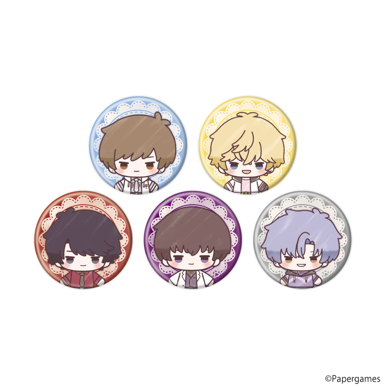 【A3】缶バッジ「恋とプロデューサー～EVOL×LOVE～」25/ブラインド（全5種）（グラフアートイラスト） 1BOX入数：5