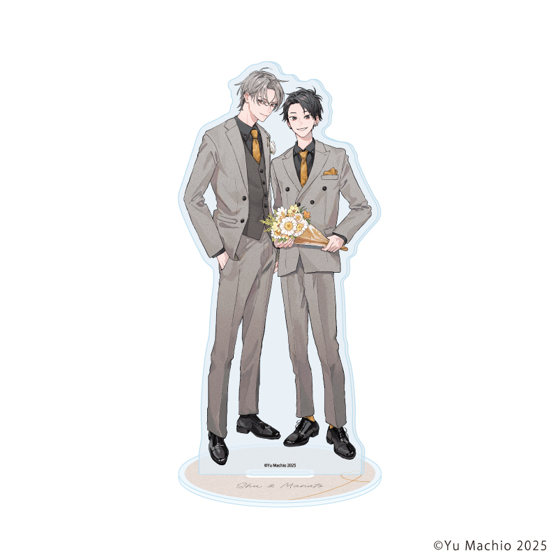 【A3】アクリルスタンド「恋の仕方がわからない」01/逢見&楓（描き下ろしイラスト）