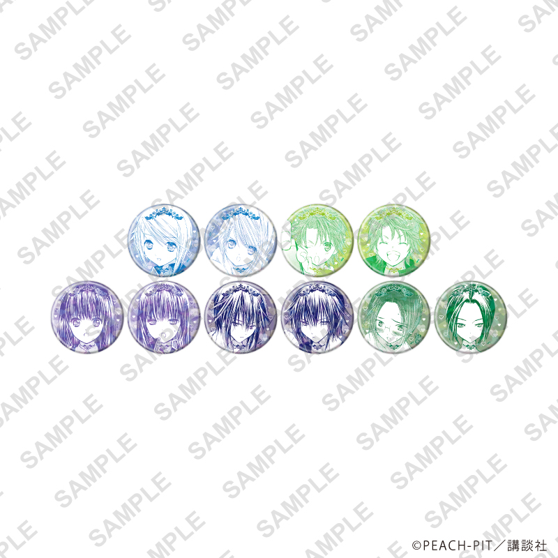 【A3】ホログラム缶バッジ（57mm）「しゅごキャラ！」11/ブラインド（全10種）（公式イラスト） 1BOX入数：10