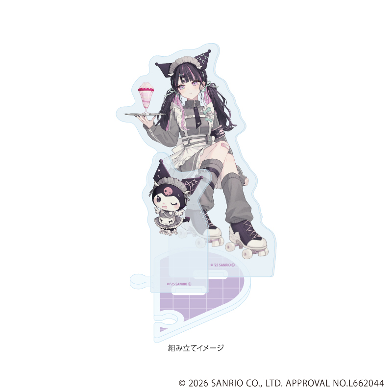 【A3】アクリルスタンドプレート「赤倉×サンリオキャラクターズ」02/クロミ（コラボイラスト）