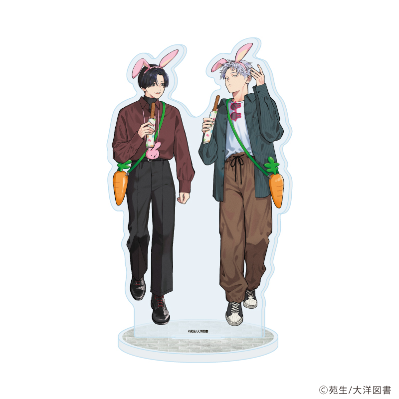 【A3】アクリルスタンド「兎の森」02/志井洵太&弓永環 遊園地Ver.（描き下ろしイラスト）