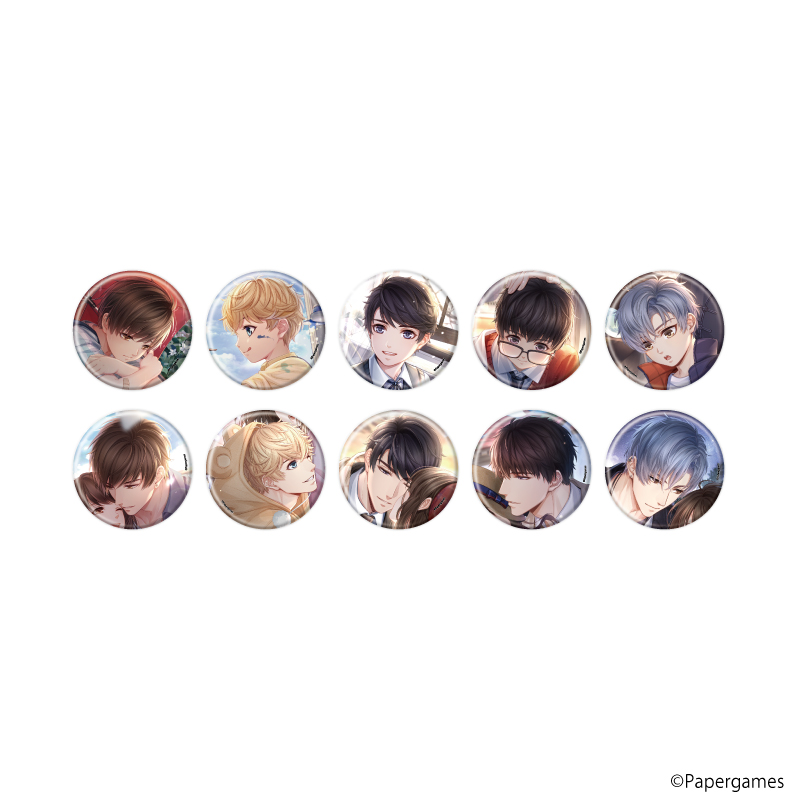 【A3】缶バッジ「恋とプロデューサー～EVOL×LOVE～」23/ブラインド（全10種）（公式イラスト） 1BOX入数：10