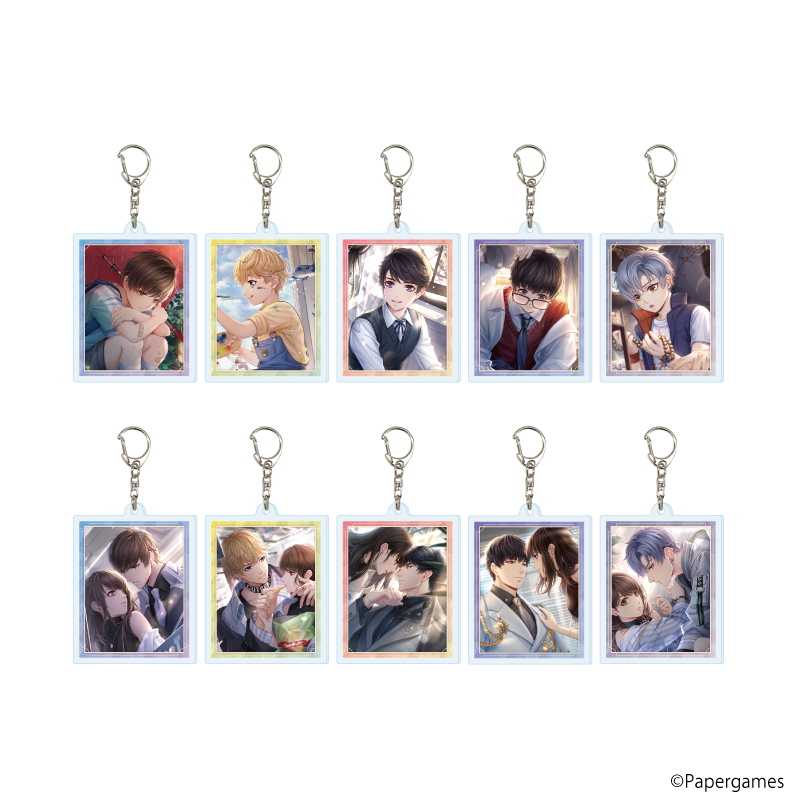【A3】アクリルキーホルダー「恋とプロデューサー～EVOL×LOVE～」09/ブラインド（全10種）（公式イラスト） 1BOX入数：10