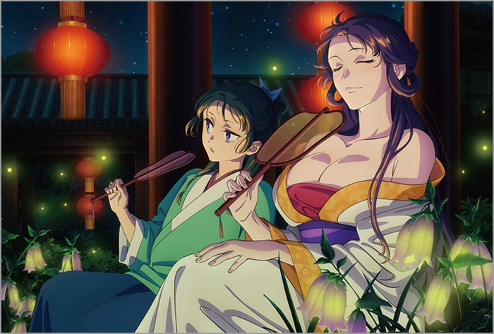 【ムービック】薬屋のひとりごと ポストカードセット/ホタルブクロ、夏野菜、柿