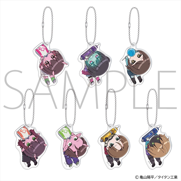 【ムービック】銀河特急 ミルキー☆サブウェイ かぷりっこアクリルキーホルダーコレクション 1BOX入数：7