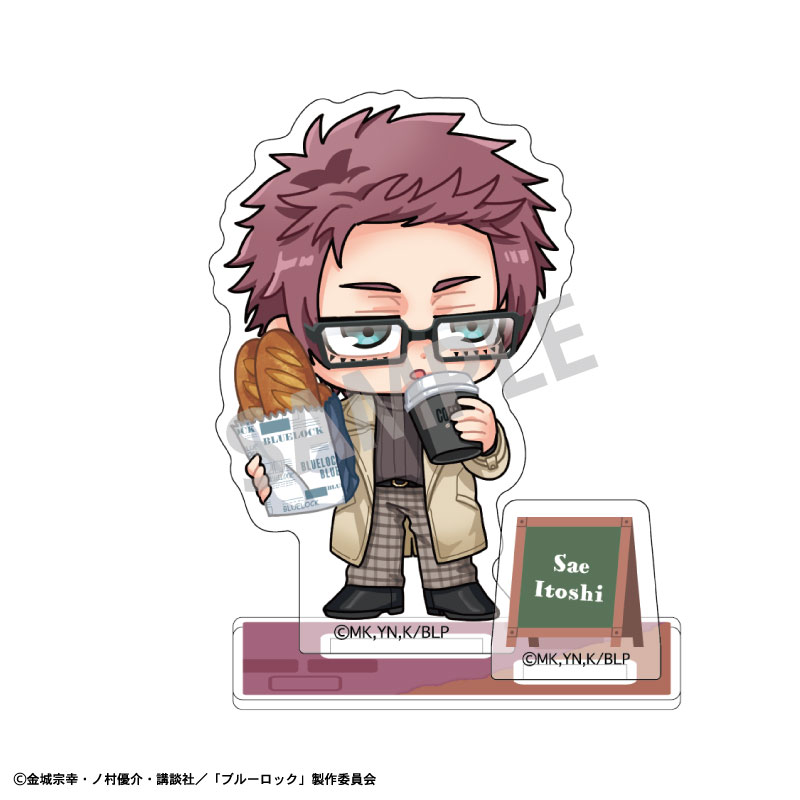 【カミオジャパン】ブルーロック ミニアクリルスタンド 糸師 冴/焼きたてパンとテイクアウトドリンク 描き起こし