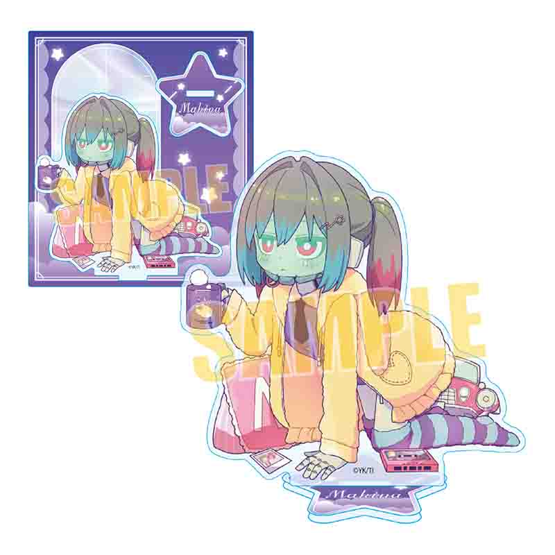 【ベルハウス】アクリルスタンド アニメ『銀河特急 ミルキー☆サブウェイ』/マキナ（パジャマパーティー）