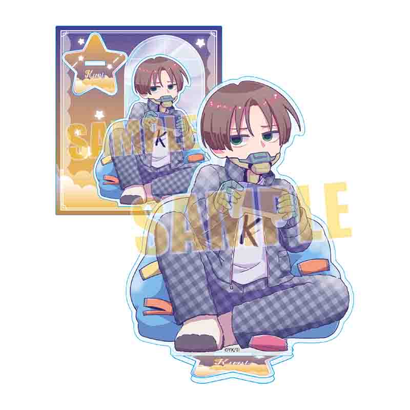 【ベルハウス】アクリルスタンド アニメ『銀河特急 ミルキー☆サブウェイ』/カート（パジャマパーティー）