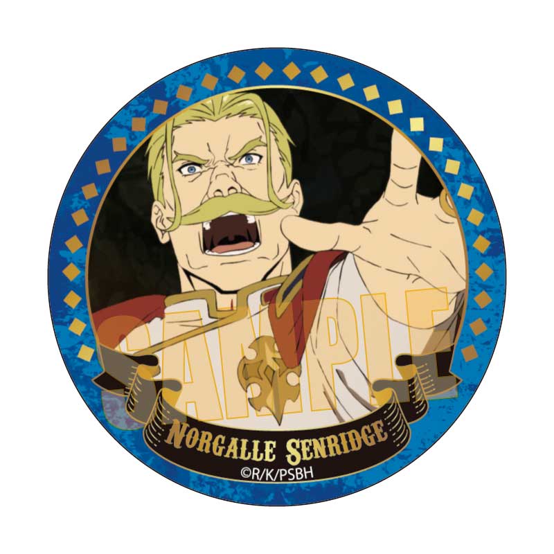 【ベルハウス】メモリーズ缶バッジ 勇者刑に処す 懲罰勇者9004隊刑務記録/ノルガユ・センリッジ