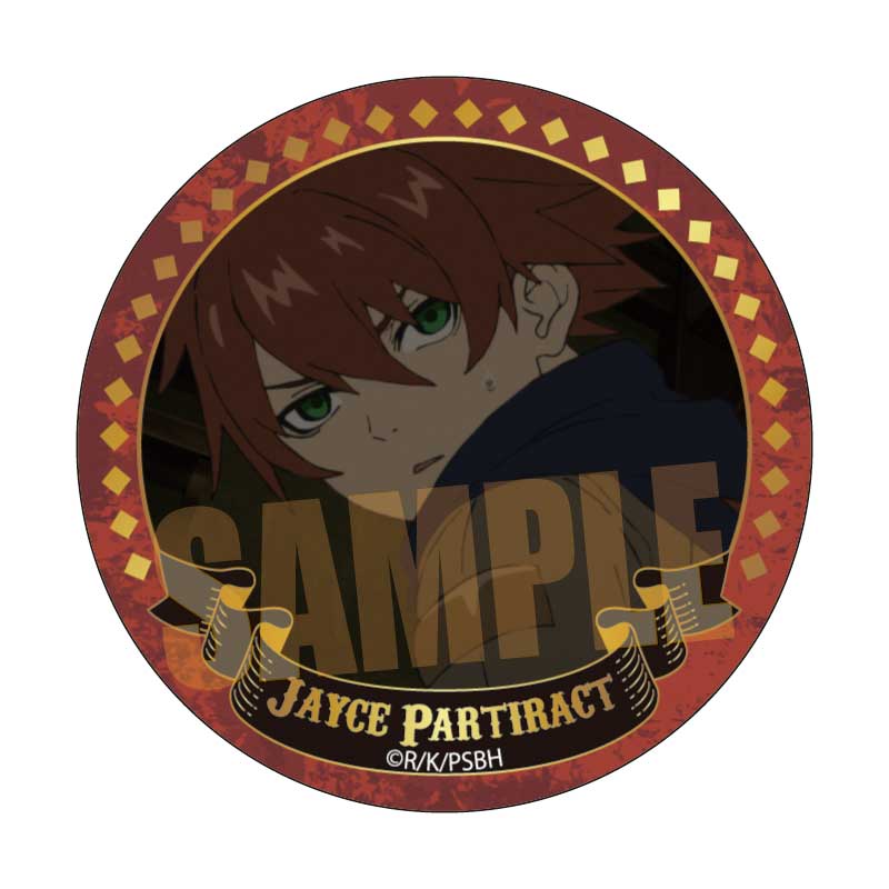 【ベルハウス】メモリーズ缶バッジ 勇者刑に処す 懲罰勇者9004隊刑務記録/ジェイス・パーチラクト