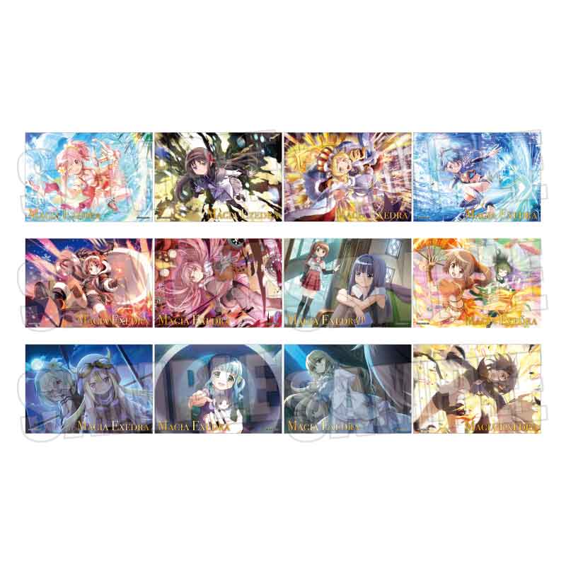 【ベルハウス】トレーディング箔押しブロマイド 魔法少女まどか☆マギカ Magia Exedra 1BOX入数：12
