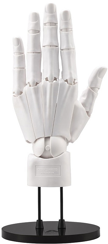 【コトブキヤ】ARTIST SUPPORT ITEM ハンドモデルMEN'S/L -WHITE-