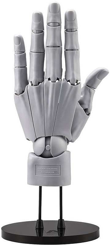 【コトブキヤ】ARTIST SUPPORT ITEM ハンドモデルMEN'S/L -GRAY-