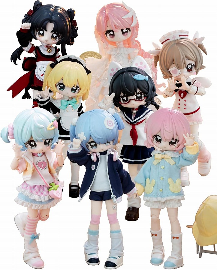 【Shenzhen Mabell Animation Culture Development Co., Ltd.】Unveiled Door 鍵の精霊シリーズ BJDブラインドドール 1BOX入数：6