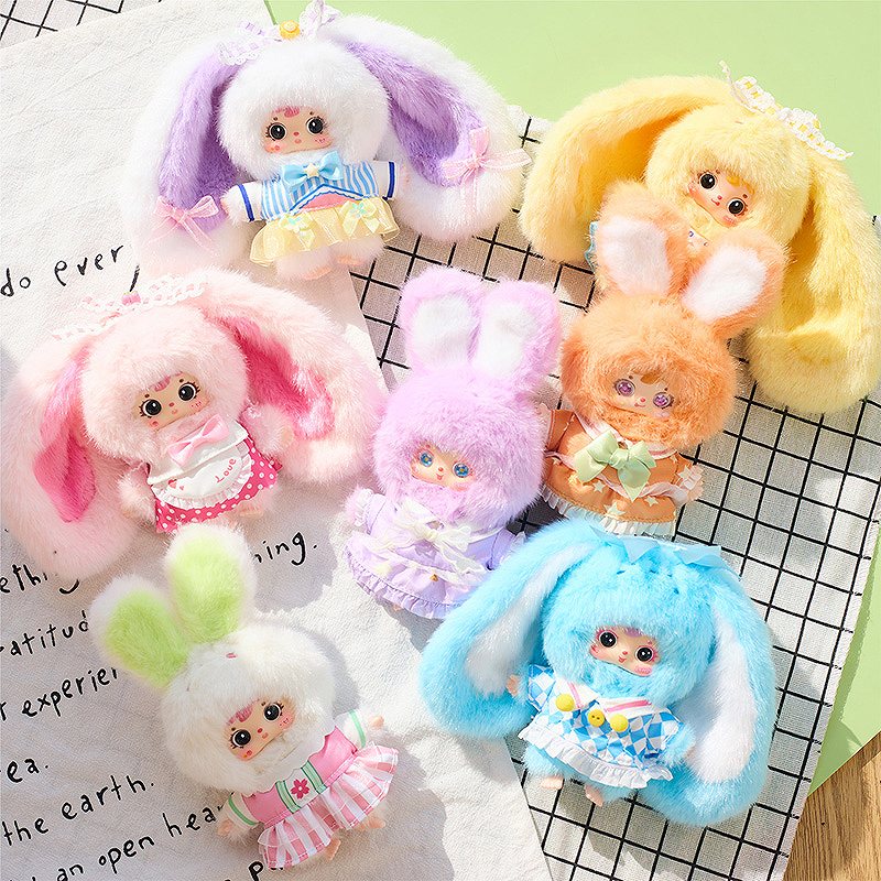 【MEI YI YOU ART TOY】Samuel 花畑のバニーシリーズ トレーディングプラッシュ 1BOX入数：6