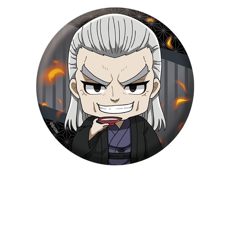 【ペンギンパレード】新劇場版 銀魂 -吉原大炎上- ぺたん娘缶バッジ 鳳仙